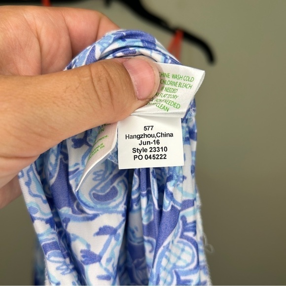 🐘💖 Lilly Pulitzer Celyn Elephant Print Romper Size 6 - Picture 8 of 9